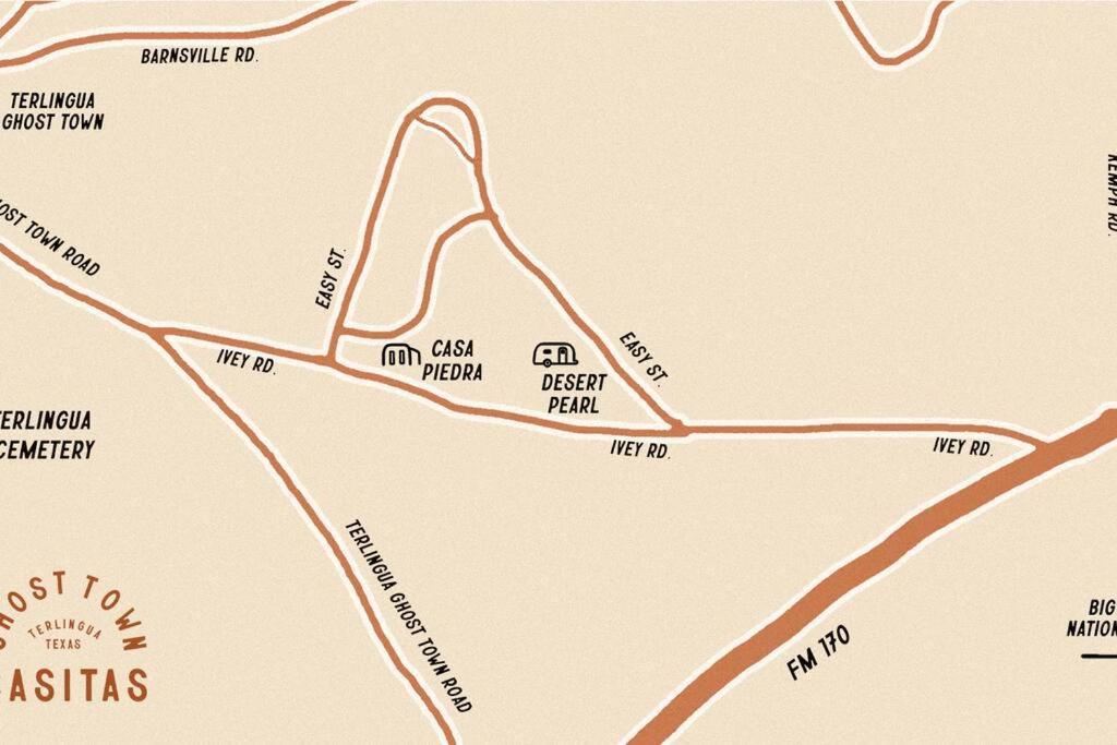 Casa Piedra ⁠ — Short Drive From Big Bend Βίλα Terlingua Εξωτερικό φωτογραφία